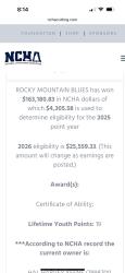 Blue Roses AQHA  Pending