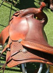 16 inch Vic Bennett Reining Saddle