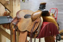 15.5 Experience Leather rope saddle