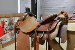 15.5 Experience Leather rope saddle