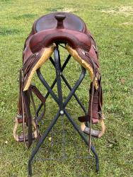 15.5” Tim Piland Cow Horse Saddle 