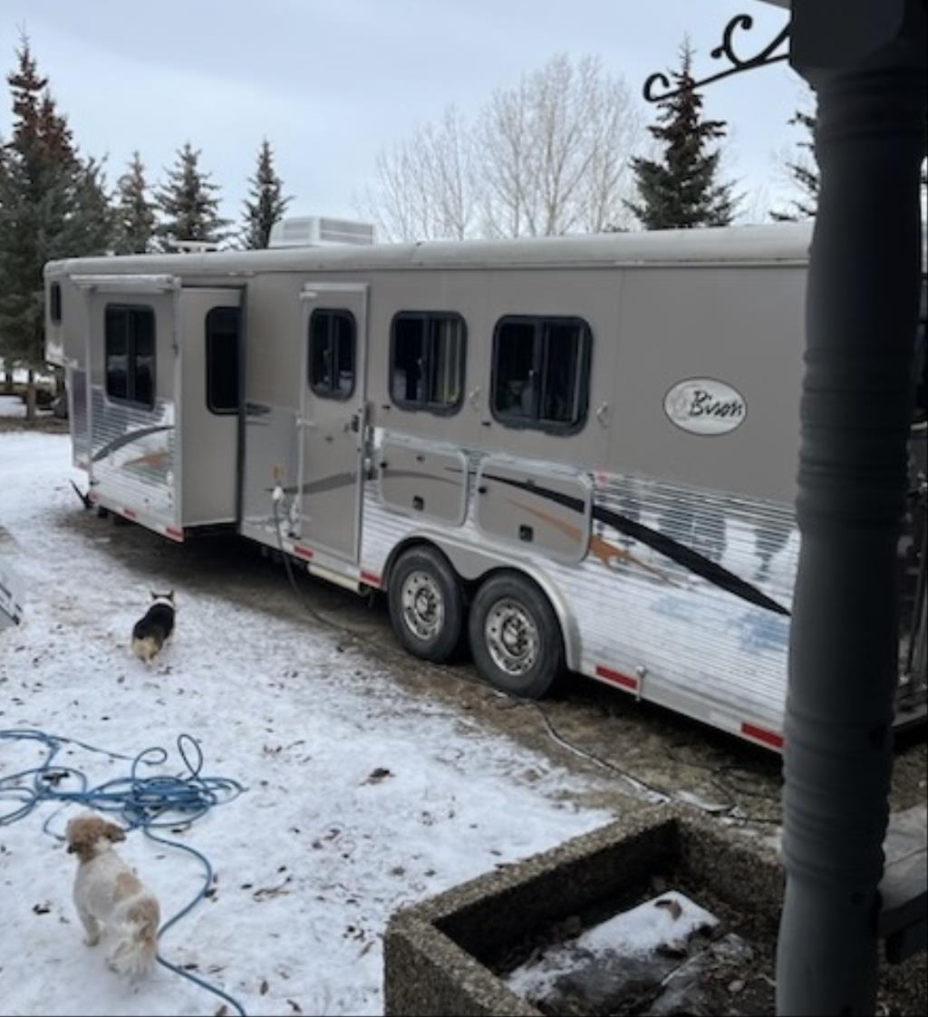 Bison LQ 3 horse trailer for sale 